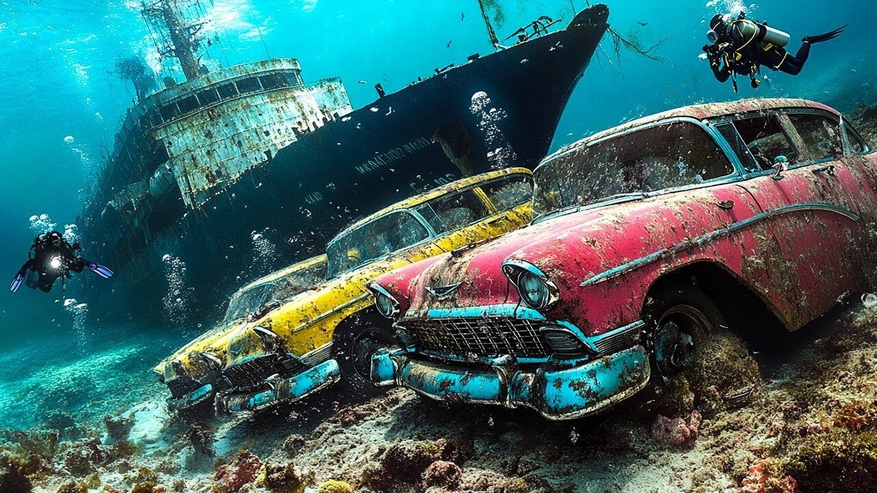 Una chica descubrió un barco hundido en un mapa, pero la realidad resultó ser mucho más peligrosa