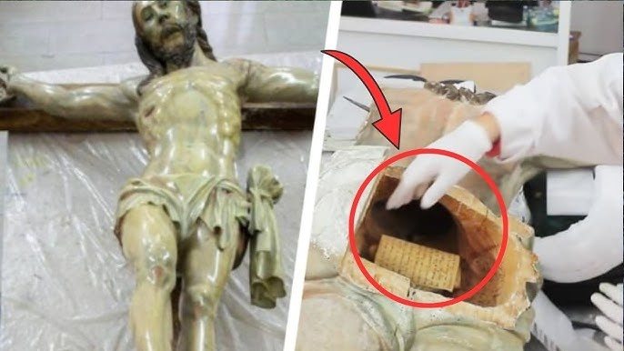 Es war ihr verboten, die Jesusstatue zu öffnen – der Fund im Inneren schockierte die ganze Gemeinde