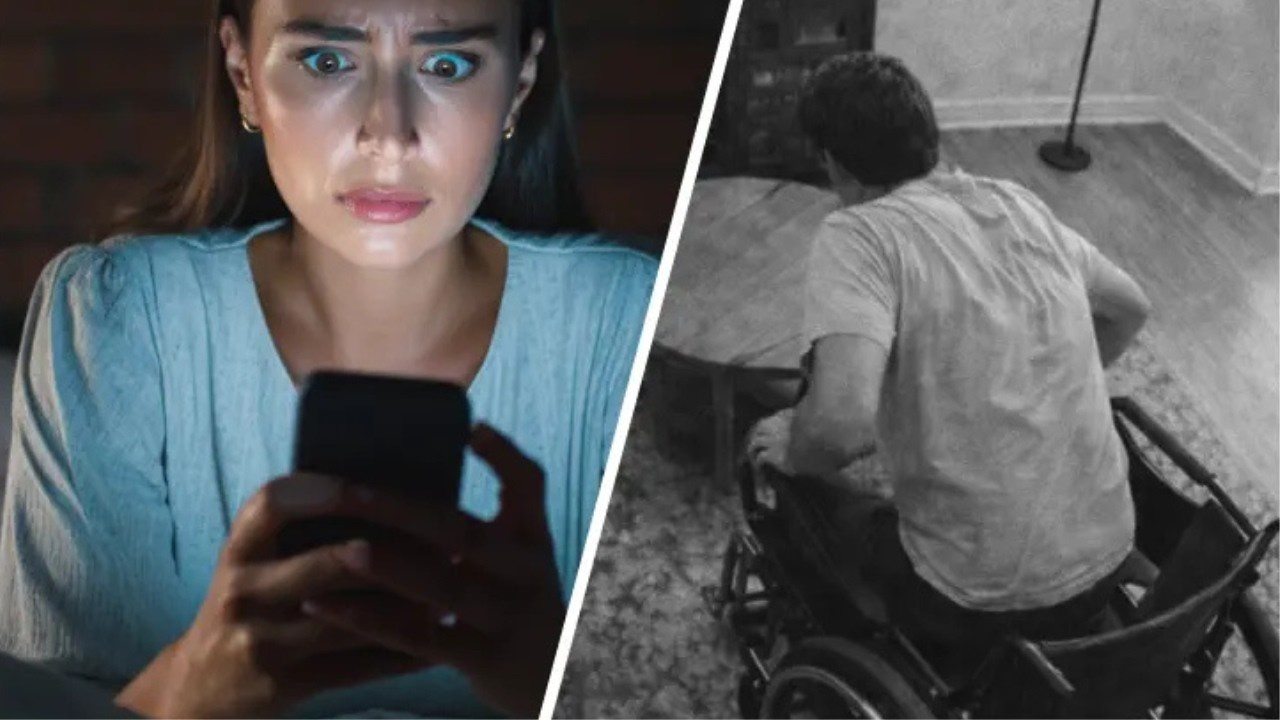 Ela cuidava do marido deficiente diariamente — até checar as câmeras
