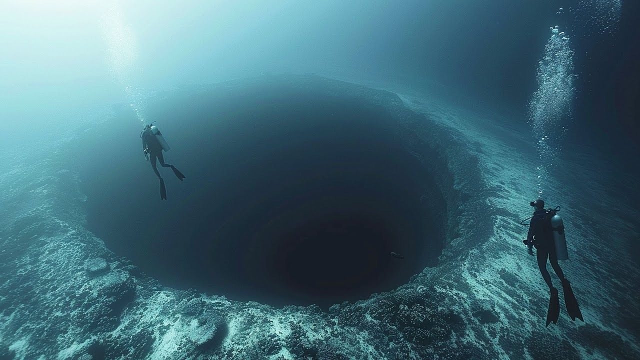 Er tauchte in ein geheimnisvolles Unterwasserloch – was sich darin verbarg, schockierte alle