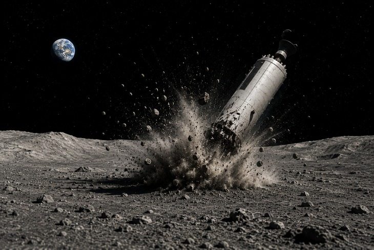 VIDEO: Der Moment, als eine Rakete mit dem Mond kollidierte – Welche Schäden könnten entstanden sein?
