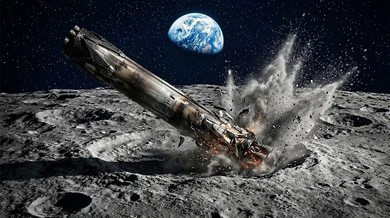 VIDEO: Der Moment, als eine Rakete mit dem Mond kollidierte – Welche Schäden könnten entstanden sein?