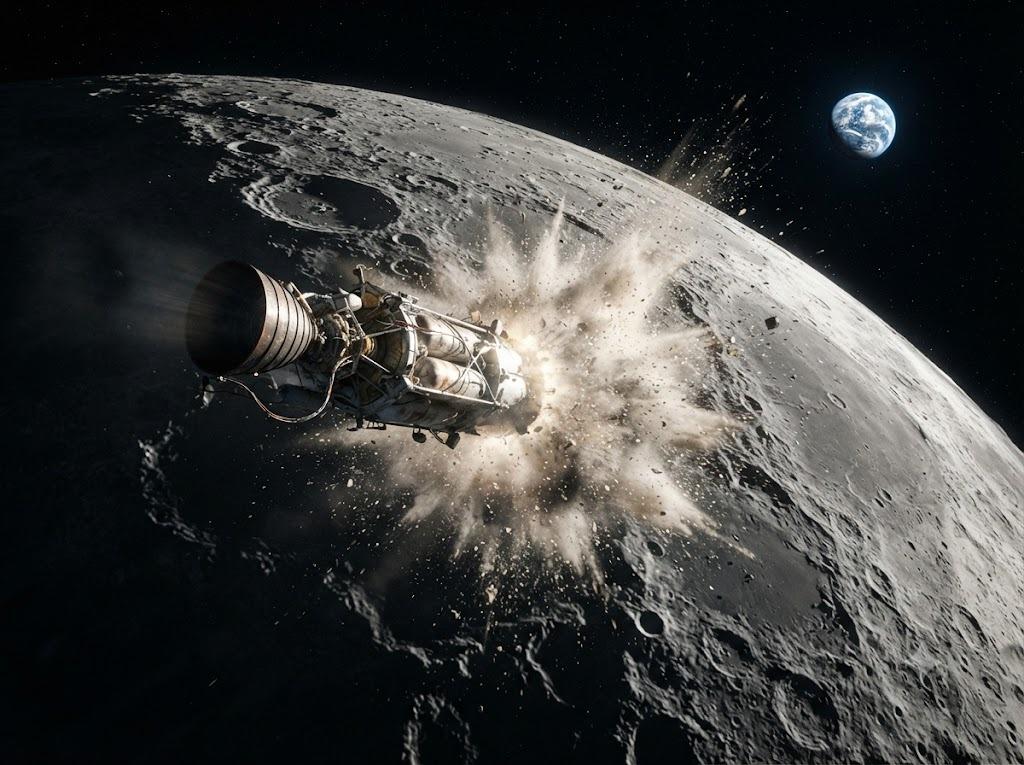 VIDEO: Der Moment, als eine Rakete mit dem Mond kollidierte – Welche Schäden könnten entstanden sein?