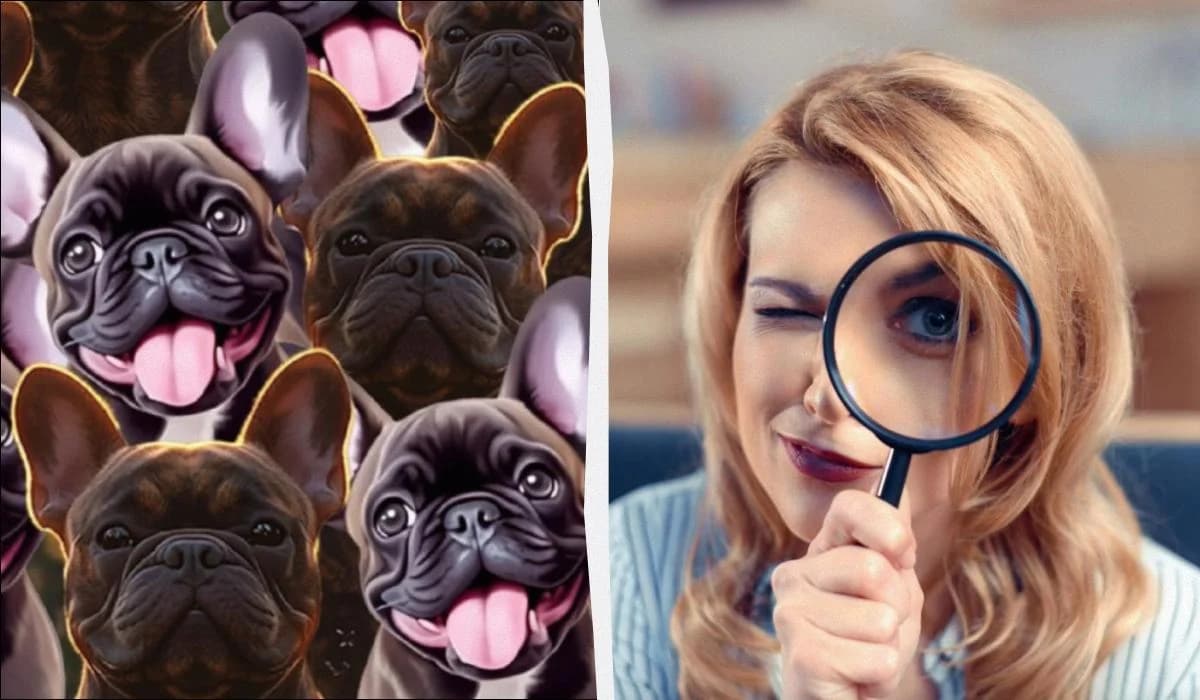 Du bist ein Genie, wenn du die Katze zwischen den Hunden findest – ein Test deiner Aufmerksamkeit!