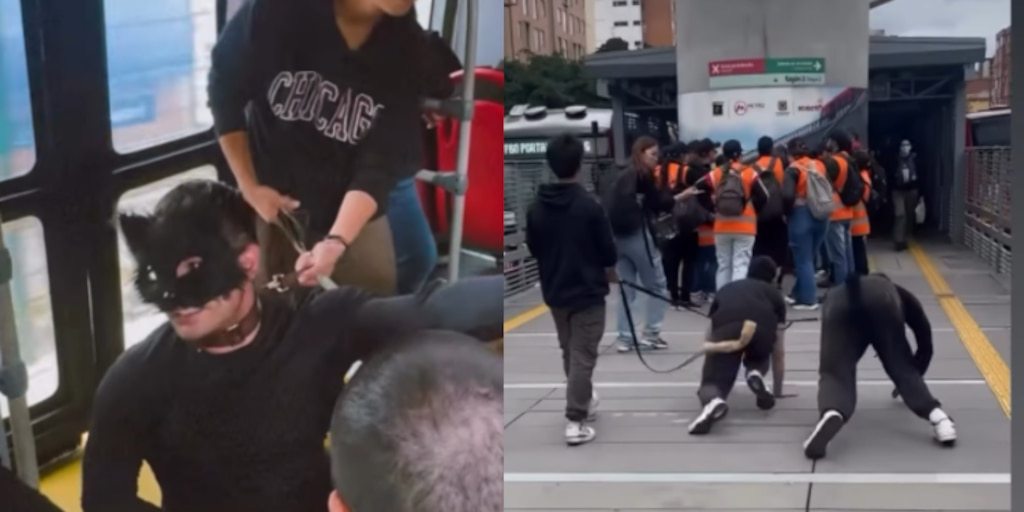VIDEO: Therianer in der Metro Bogotá – Ungewöhnliche Fahrgäste schockieren