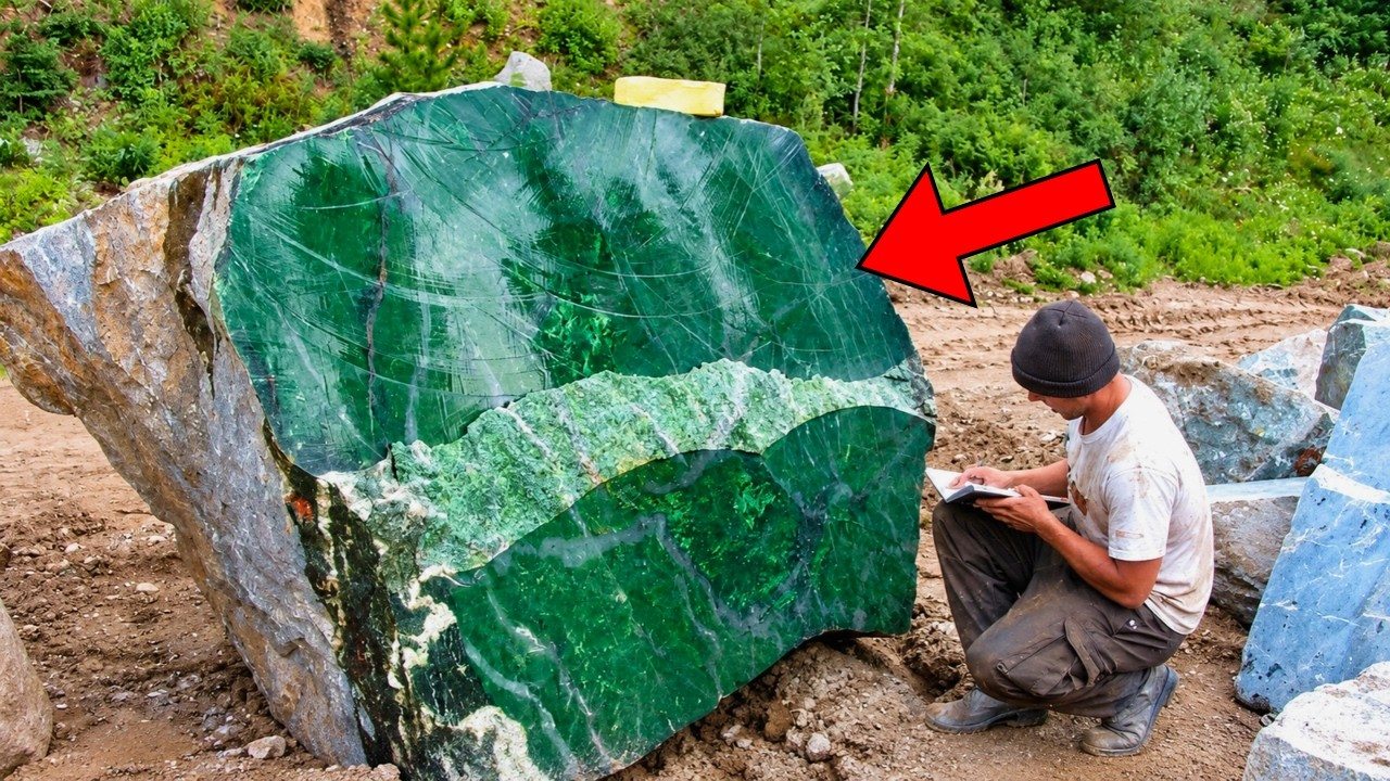 Ein Mann entdeckte einen 800 Pfund (ca. 363 Kilogramm) schweren Smaragd – und musste untertauchen, da er um sein Leben fürchtete